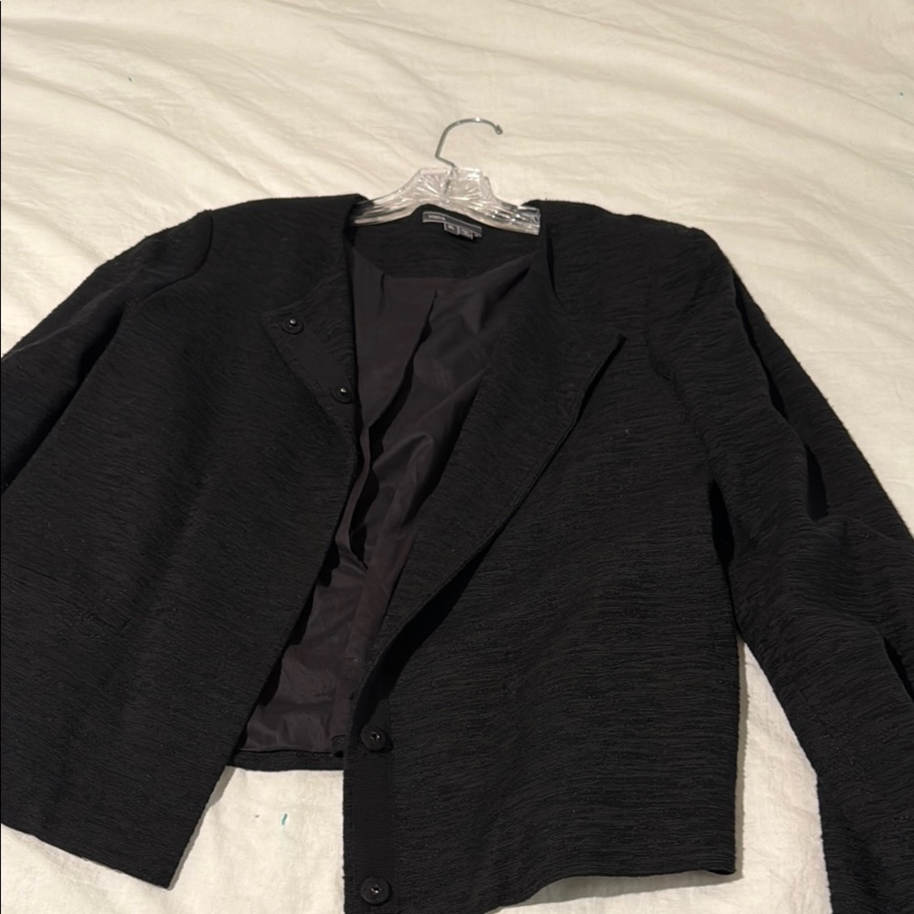 Vince Charcoal Textured Jacket